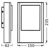 Applique d'extérieur LED OSRAM ENDURA STYLE ENTRANCE, graphite, IP44