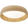 Plafonnier LED OSRAM Decor Bamboo Paper, Ø 50 cm, bambou