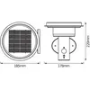 Applique extérieure led solaire endura Style noire, capteur de mouveme...