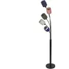 Lampadaire OSRAM Decor Felt Weaving Cans, multicolore, à 5 lampes, E14