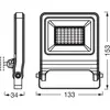 Osram - Projecteur led endura flood pc 30 w, blanc chaud 3 000 k, 3 00...
