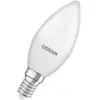 Ampoule LED OSRAM bougie opale E14 4,9W 827, lot de 3