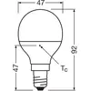 OSRAM LED Relax/Active/Sleep Goutte E14 4,9W mat 827/840