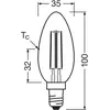 OSRAM LED Bougie filament E14 2,2W 2700K 470lm pack de 2