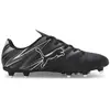 PUMA Unisex Kids Attacanto Fg/Ag Jr Chaussures de football, Puma Black Silver Mist, 30 EU