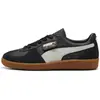 Puma - Tennis Puma En Cuir Noir Et à Lacets Plats - Noir 46