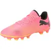 PUMA Unisex Kids Future 7 Play Fg/Ag Jr Chaussures de football, Sunset Glow Puma Black Sun Stream, 35 EU
