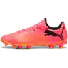 Puma Men Future 7 Play Fg/Ag Soccer Shoes, Sunset Glow-Puma Black-Sun Stream, 44.5 EU