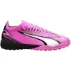 Puma Men Ultra Match Tt Soccer Shoes, Poison Pink-Puma White-Puma Black, 39 EU