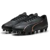 Puma Men Ultra Play Fg/Ag Soccer Shoes, Puma Black-Copper Rose, 42 EU