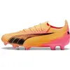 Chaussures de football Puma Ultra Ultimate FG/AG Orange 44,5 107744-03