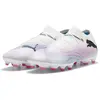 PUMA Future 7 Pro+ Fg/Ag Chaussures de football unisexes, Puma White P...