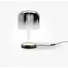 Lampe table champignon noir verre fumé LED 13W Maytoni