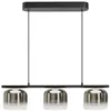 Suspension LED stick noire verre fumé 14W Spirito Maytoni