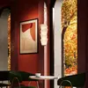Suspension Art déco blanche verre LED 14W Seoul Maytoni