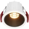 Maytoni lampe encastrable Alfa, noir/blanc, Ø 6,5 cm, 10 W, 36°