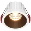 Maytoni lampe encastrable Alfa, noir/blanc, Ø 8,5 cm, 15 W, 36°