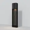 Maytoni Porte Borne D'Extérieur En Bois Noir 3000k 250lm Ip54