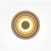 Maytoni, applique murale LED Nami, cappucino, Ø 40 cm, aluminium