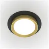 Hoop Downlight Encastré Rond Noir, Or GX53 - Maytoni