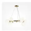 Maytoni suspension Dallas, à 11 lampes, doré/blanc