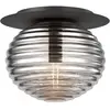 Maytoni plafonnier Reels, noir / gris, Ø 35 cm, verre