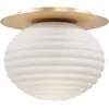 Maytoni plafonnier Reels, or / blanc, Ø 35 cm, verre