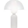 Lampe de table en verre et métal blanc 24,5x30cm Memory - Maytoni
