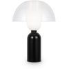 Maytoni lampe à poser Memory, noir, hauteur 42 cm, céramique