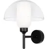 Maytoni applique murale Memory, noir, hauteur 24,4 cm, céramique