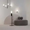 Maytoni suspension Memory, 4 lampes, noir, céramique, verre