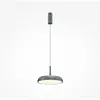 Maytoni Suspension LED Gerhard, gris, Ø 30 cm, métal