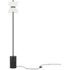 Maytoni lampe sur pied LED Kyoto, noir, hauteur 145 cm, marbre