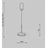 Maytoni suspension LED El, Ø 15,3 cm, blanc, aluminium