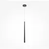 Maytoni Cascade Plafonnier Moderne Et Fin, Noir, 400 Lm, 1 Led