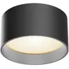 Maytoni Downlight LED Vega, noir, Ø 14 cm, 15 W, aluminium