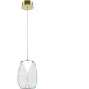 Maytoni Suspension LED Splash, transparent, Ø 20 cm, verre