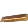 Maytoni Applique murale LED FLAT, ambre/laiton, largeur 43 cm, verre/m...