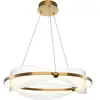 Suspension en verre et aluminium laiton 60cm Breeze - Maytoni