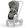 Cybex Habillage de Siège pour poussette Priam 4 et Epriam 2 - Mirage Grey