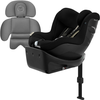 cybex GOLD Siège auto pivotant Sirona Gi i-Size Plus Moon Black réducteur...