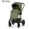 Poussette Cybex Talos S Lux, modèle TPE, couleur vert mousse