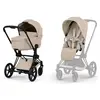 Duo Poussette Priam et nacelle Cozy Beige / Matt Black