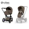 Cybex Duo Poussette e-Priam et nacelle Coconut Brown / Matt Black