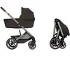 Duo poussette Balios 4 + nacelle pliable Chocolate Brown