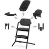 cybex GOLD Chaise haute enfant évolutive Lemo 4en1 Stunning Black