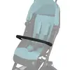Arceau de securite poussette - Cybex - crashpad - Noir