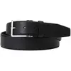 BOSS Hommes Erman-L Sz35 Ceinture en cuir italien avec boucle à logo gravé