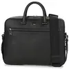 Sacoche ordinateur Boss Homme Little logo original Noir cuir