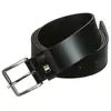 BOSS Hommes Ther-Flag-E Sz35 Ceinture en cuir italien avec passant à rayures emblématiques